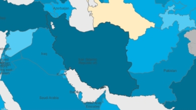 تصویر مقایسه کرونا در ایران و عراق