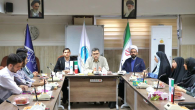 تصویر نشست با مدیر کل سیاسی نهاد نمایندگی مقام معظم رهبری در دانشگاه‌ها