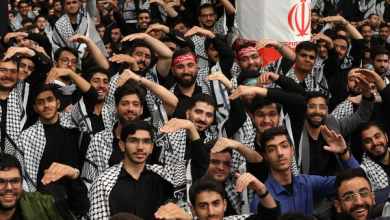 تصویر مراسم عزاداری هیئتهای دانشجویی به مناسبت اربعین حسینی در حسینیه امام خمینی